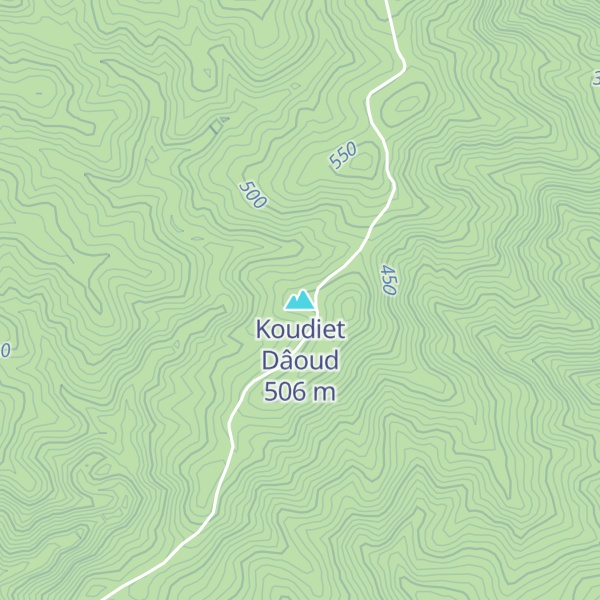 Map of Koudiet Dâoud