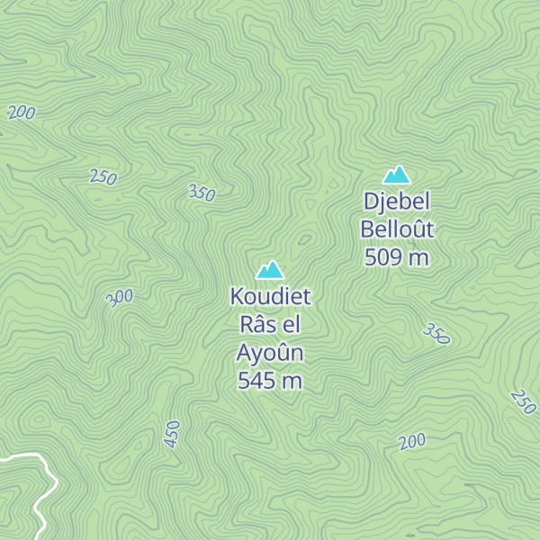 Map of Koudiet Râs el Ayoûn
