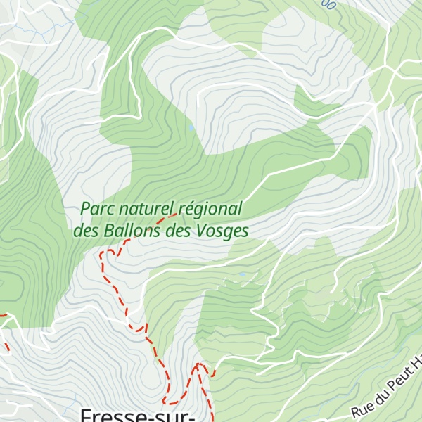 Map of Pic des Corbeaux