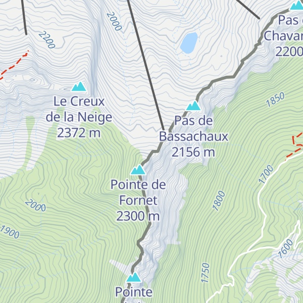 Map of Abris Fornet
