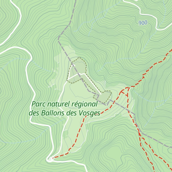 Map of Ballon de Servance