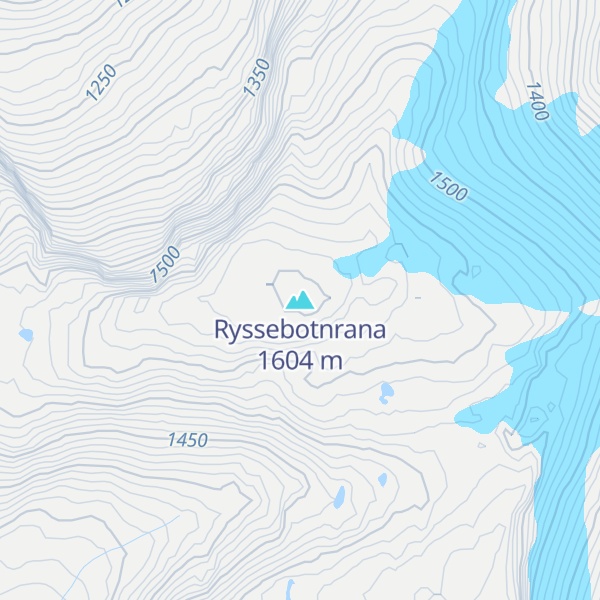 Map of Ryssebotnrana