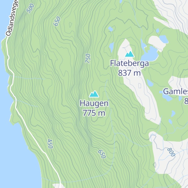 Map of Haugen