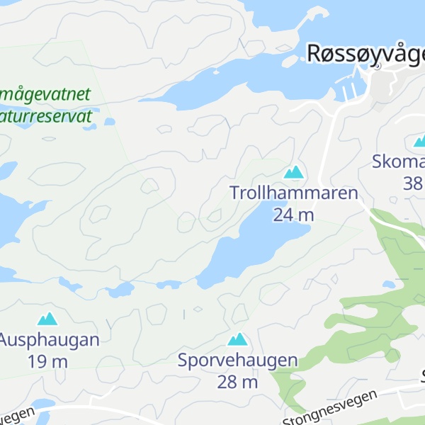 Map of Grønhaugen