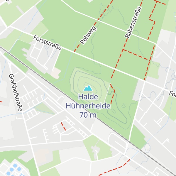 Map of Halde Hühnerheide