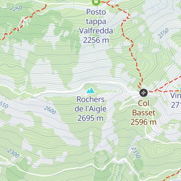 Map of Rochers de l'Aigle