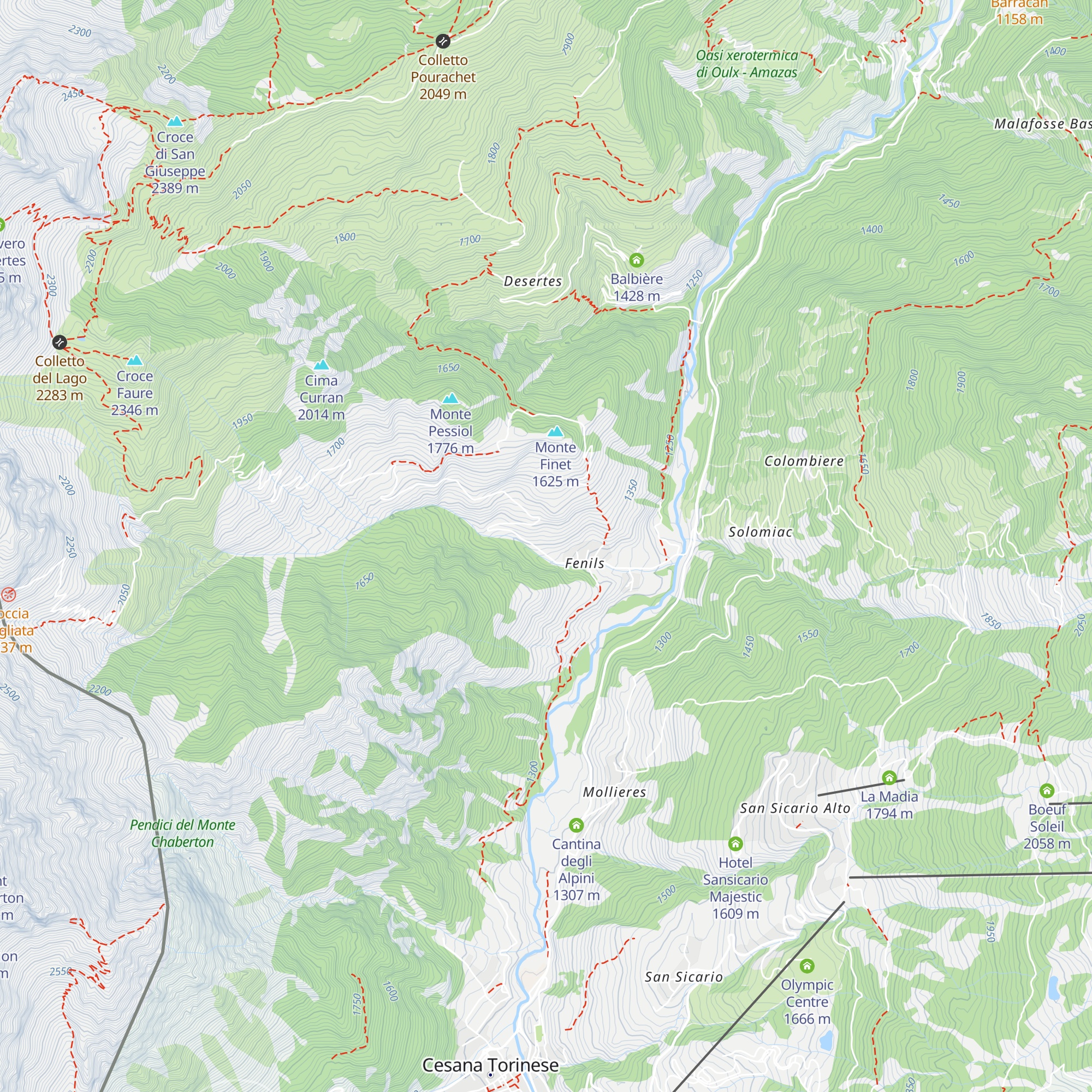 La Gerla map