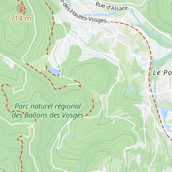 Map of Chalet de la Vierge