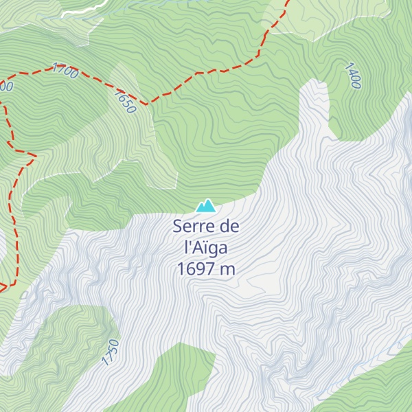 Map of Serre de l'Aïga