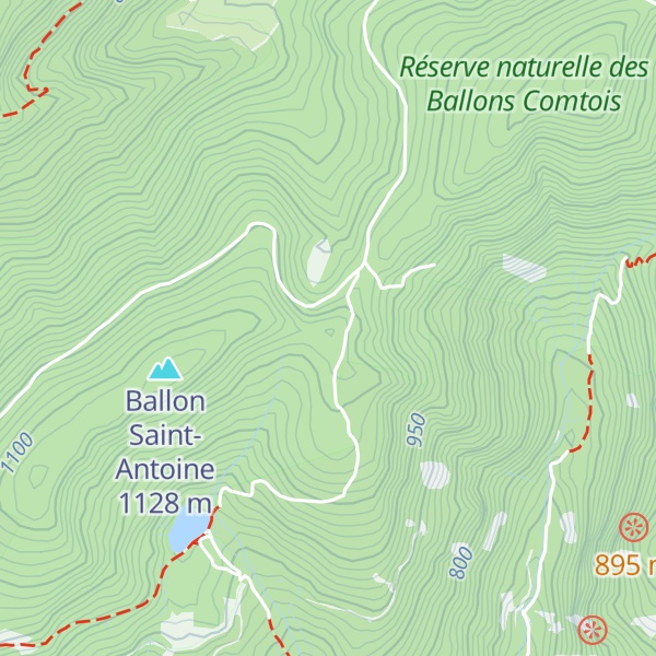 Map of Tête Carrée