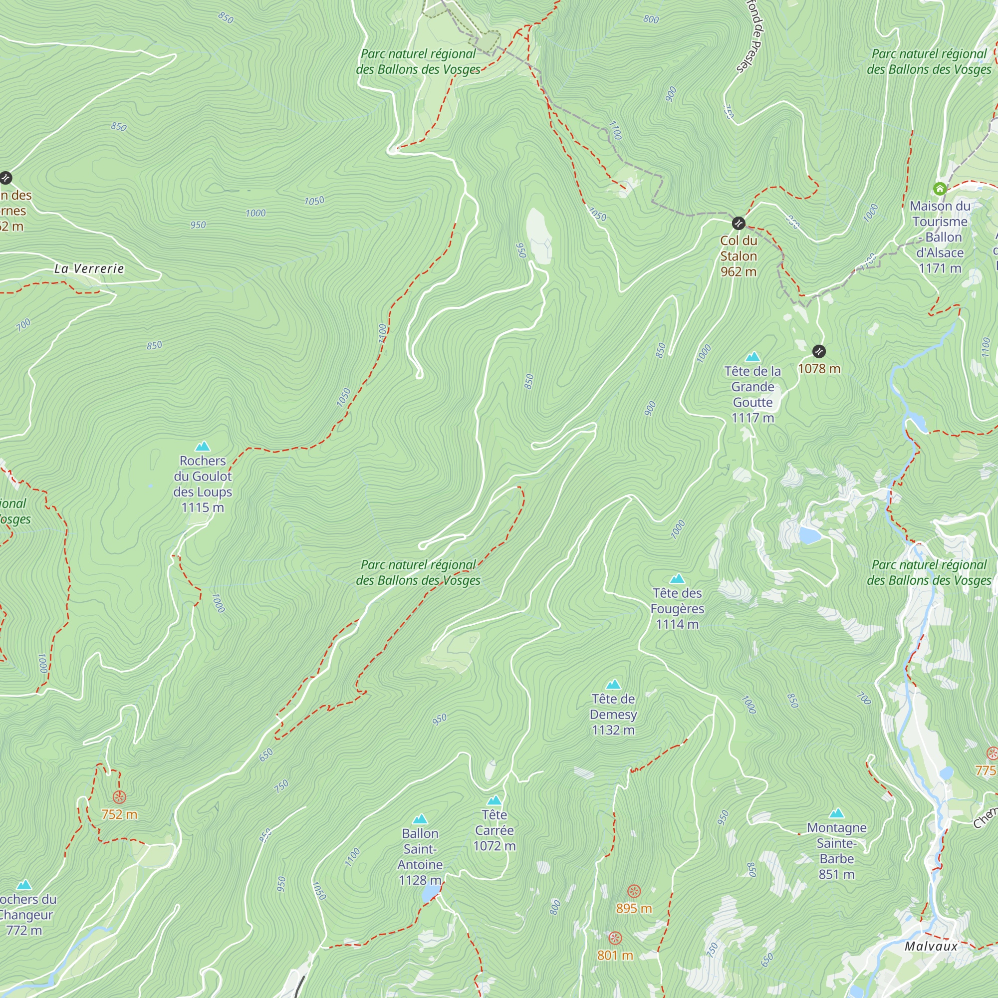 Refuge Forestier de la Vieille Hutte map