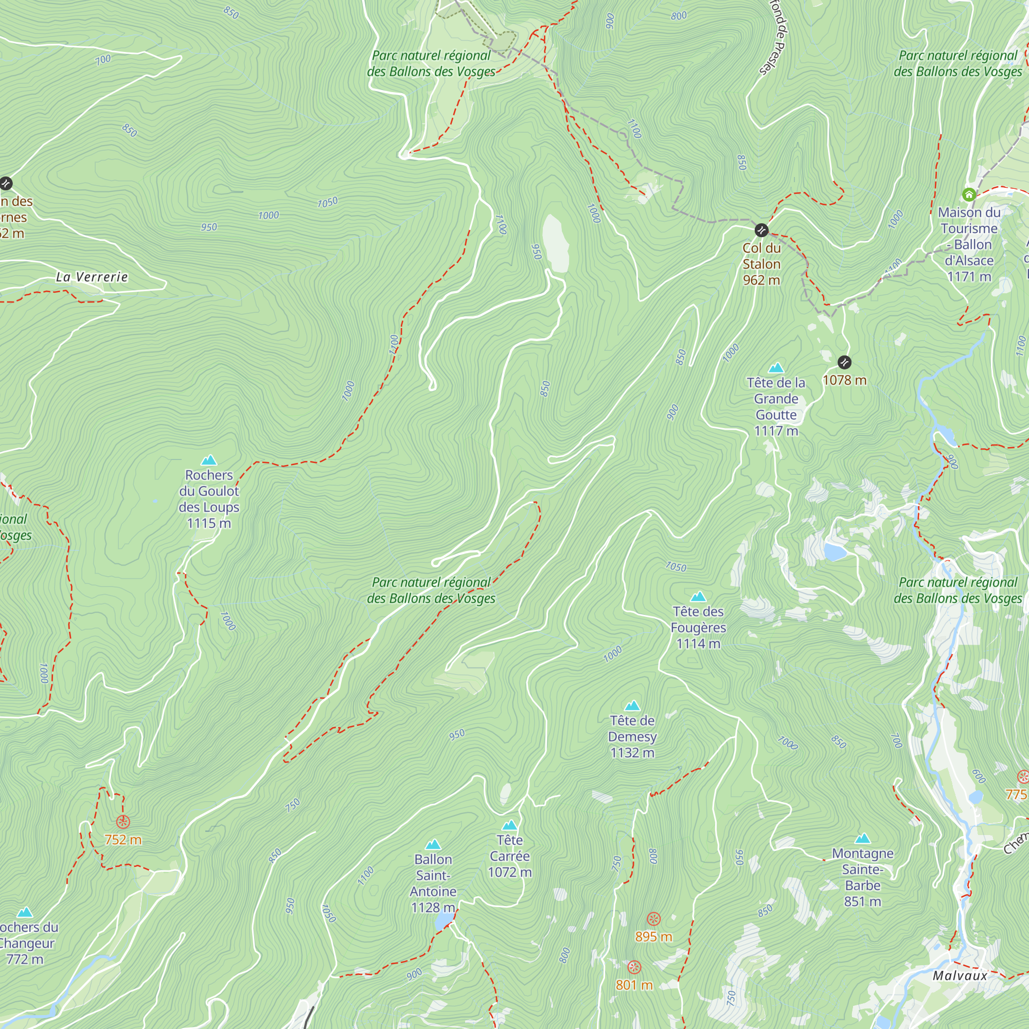Refuge Forestier de la Vieille Hutte map