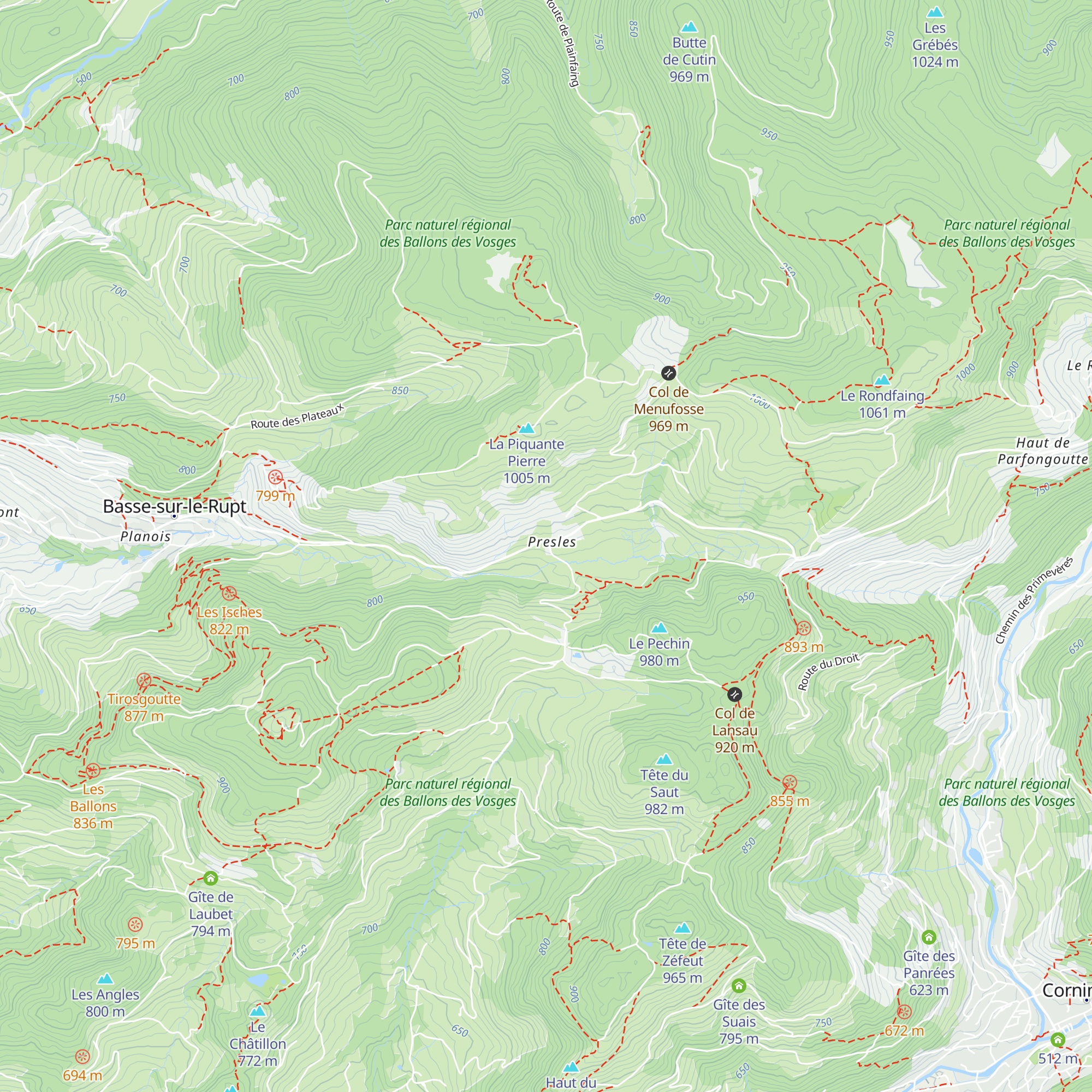 Gîte de la Barre map