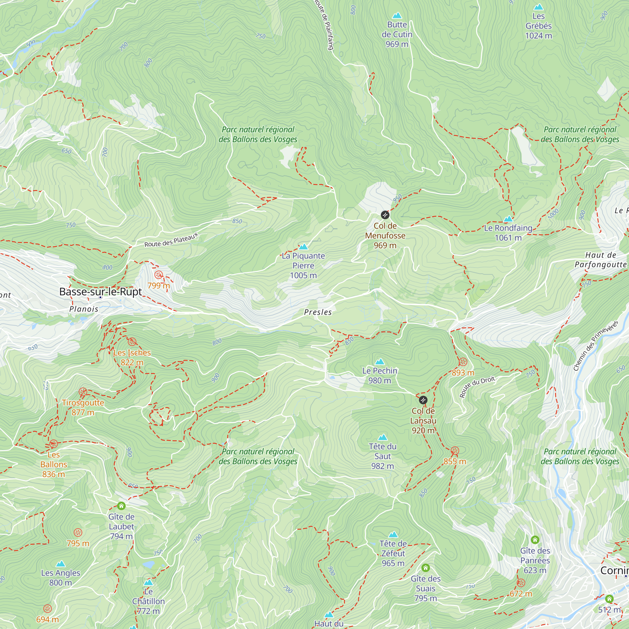 Gîte de la Barre map
