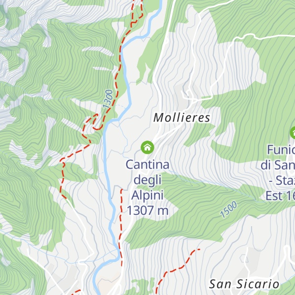 Map of Cantina degli Alpini