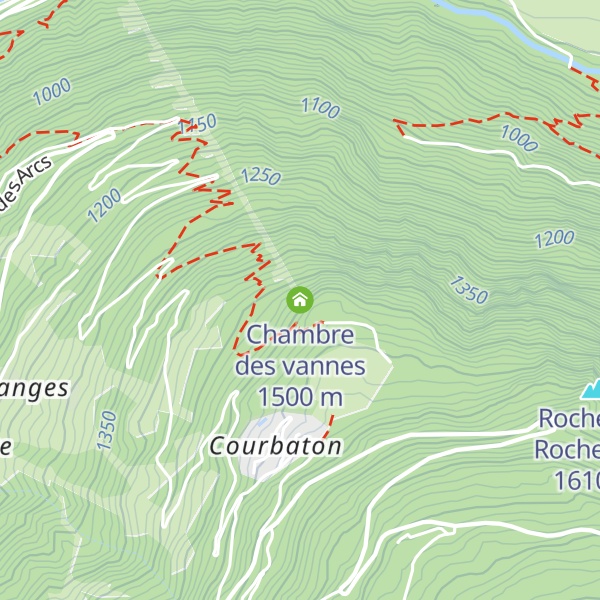 Map of Chambre des vannes