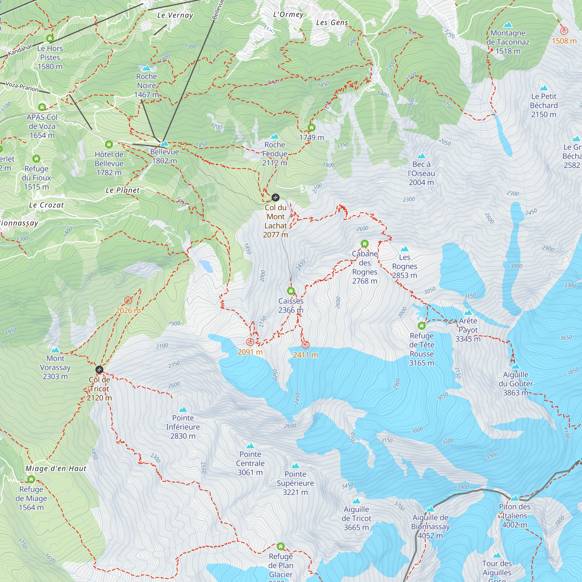 Caisses map