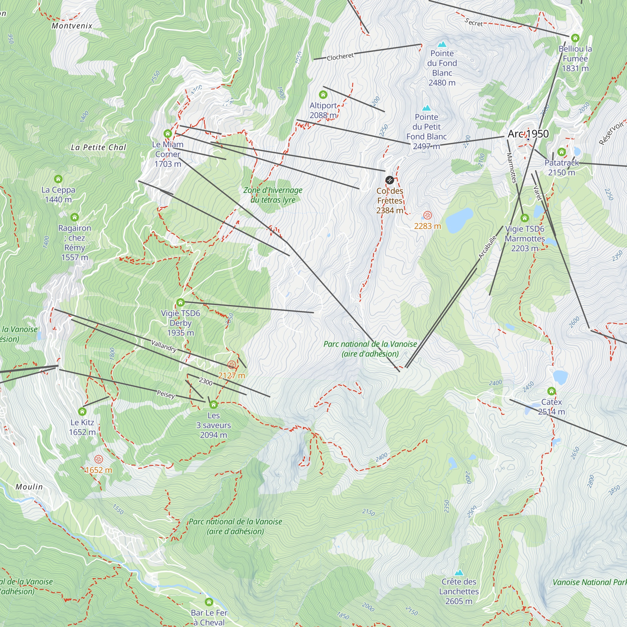 Vigie TSD6 Derby map