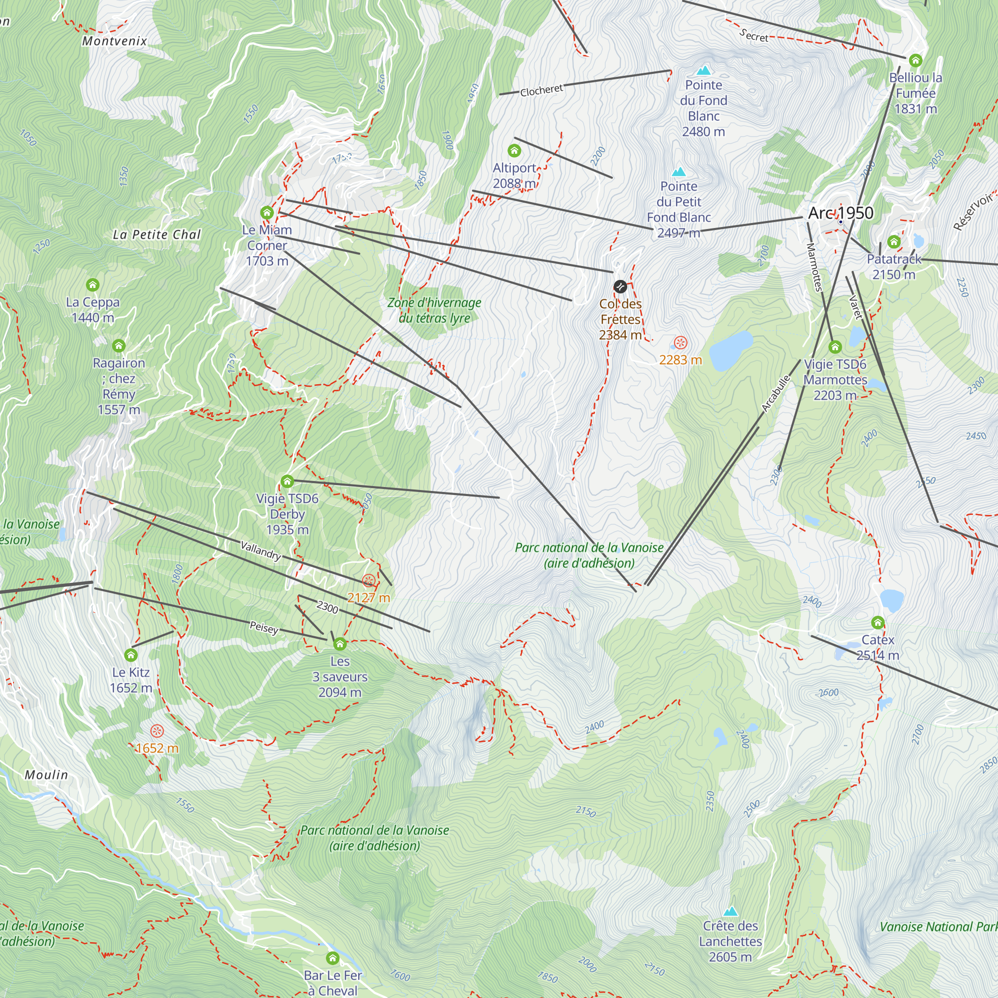 Vigie TSD6 Derby map