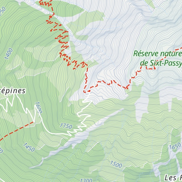 Map of Refuge du Grenairon