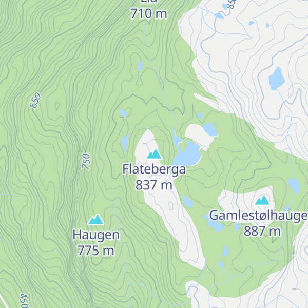 Map of Flateberga