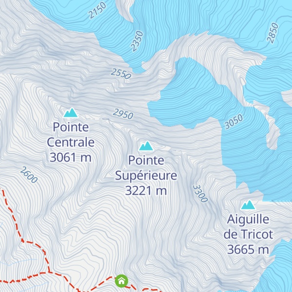 Map of Pointe Supérieure