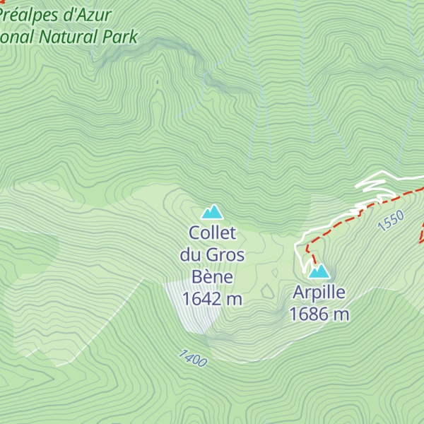 Map of Collet du Gros Bène