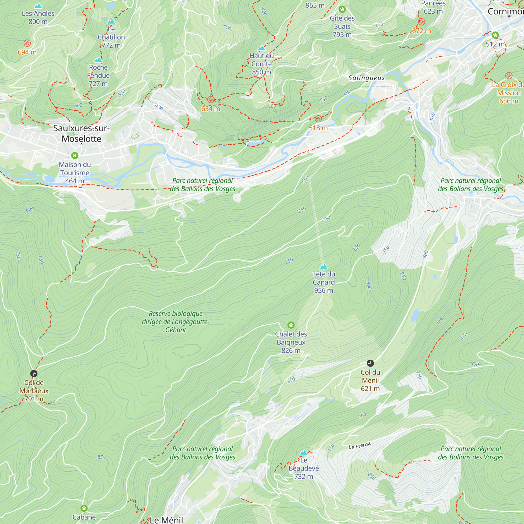 Cabane du Grand Tournant map