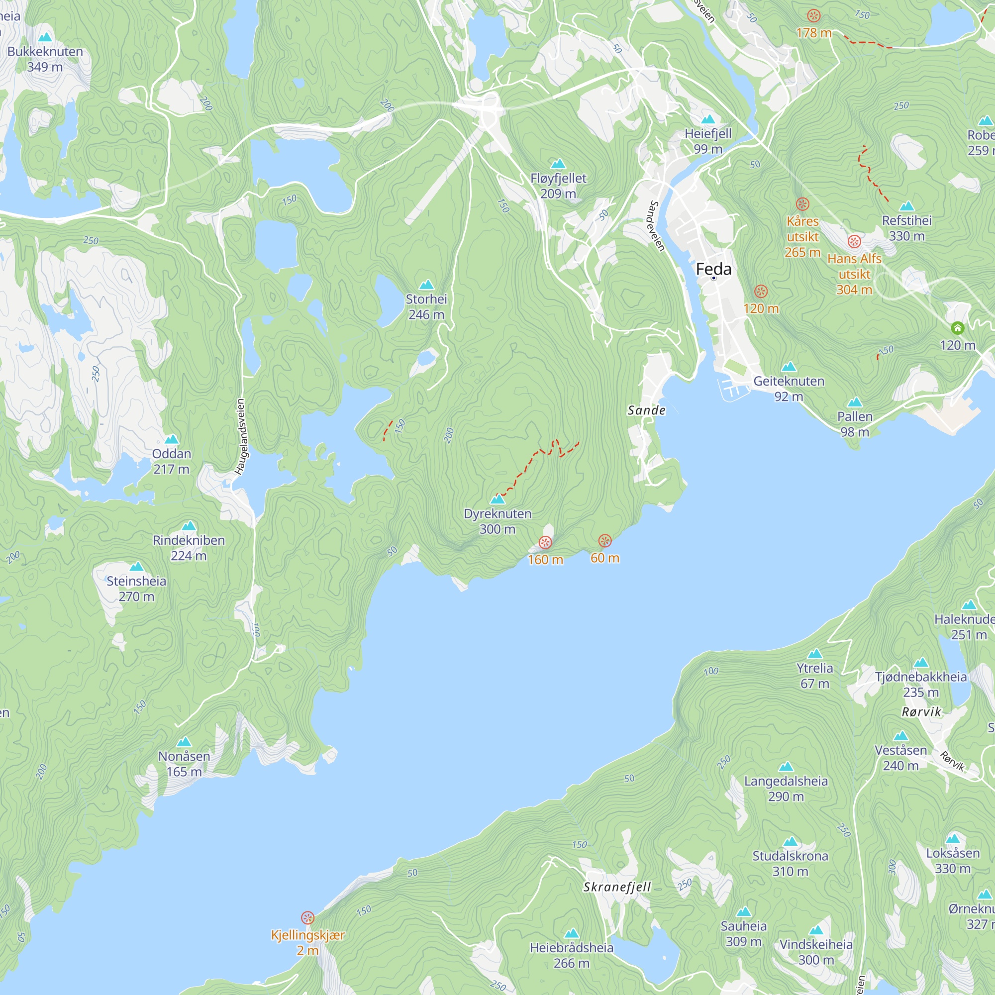 Fjordsyn map