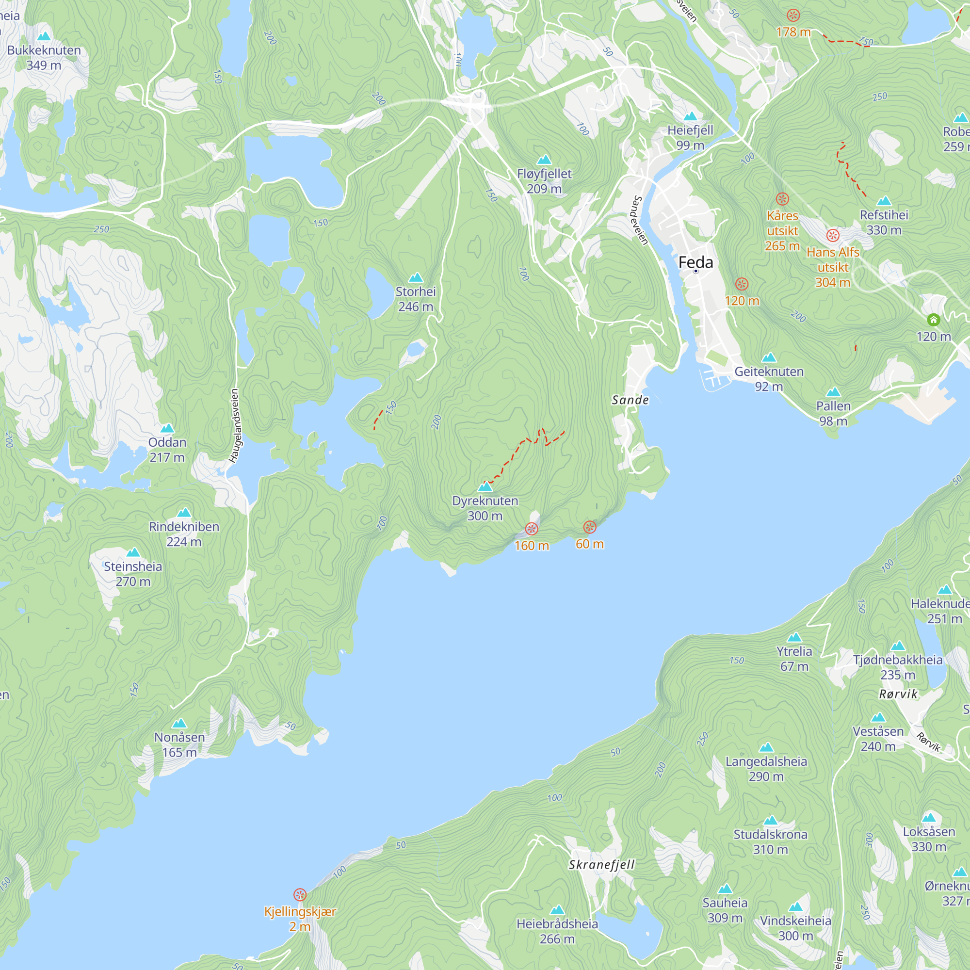Fjordsyn map