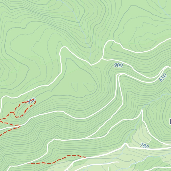 Map of Tête de la Neuve Roche