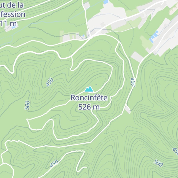 Map of Roncinfête