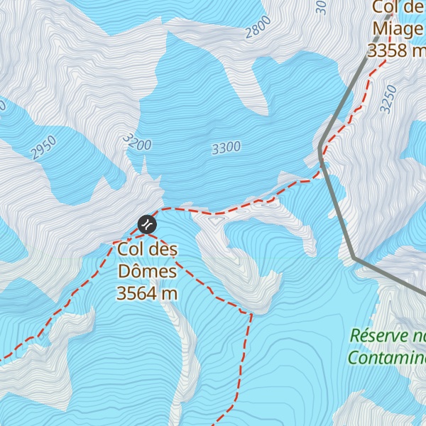 Map of Dômes de Miage