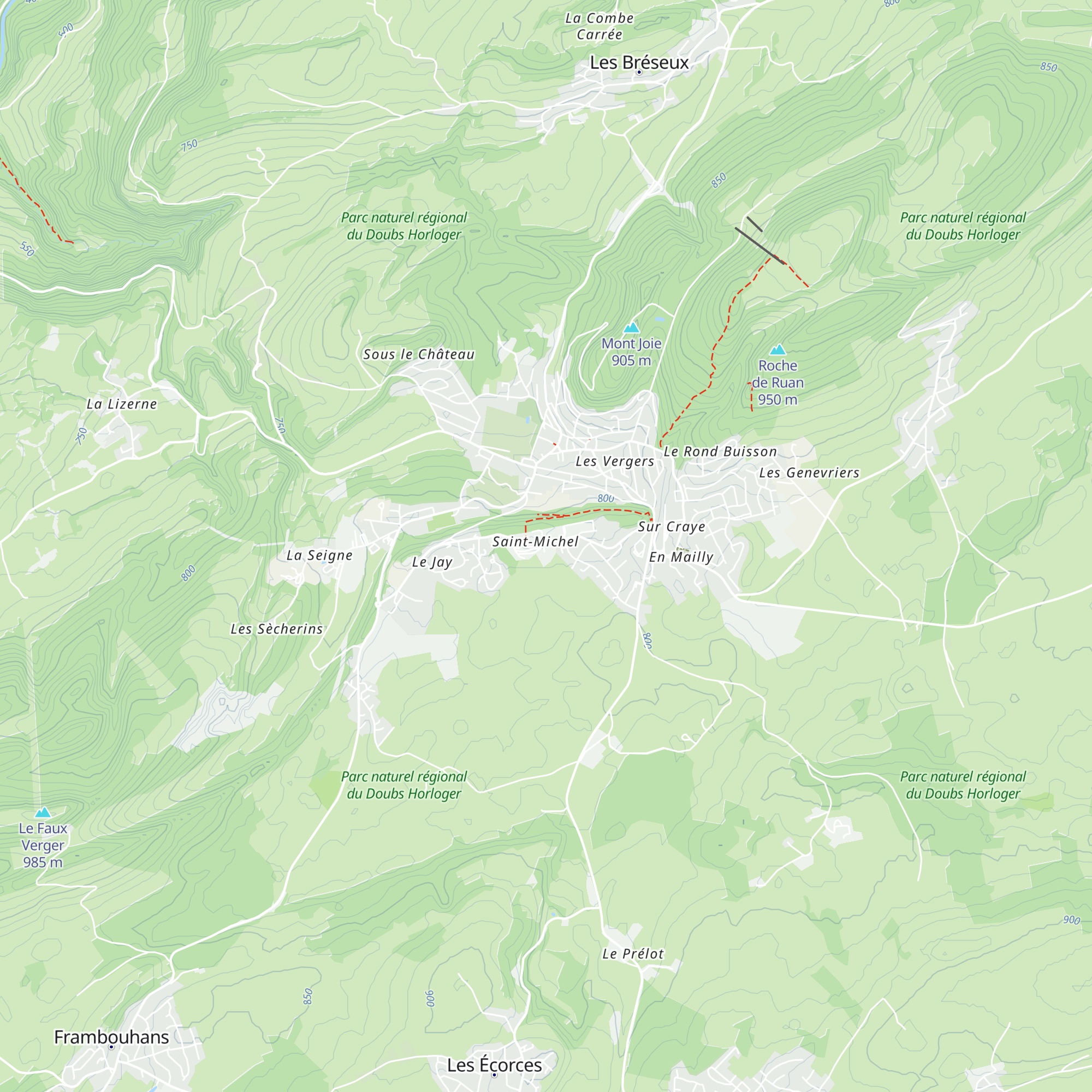 Gîte d'accueil map