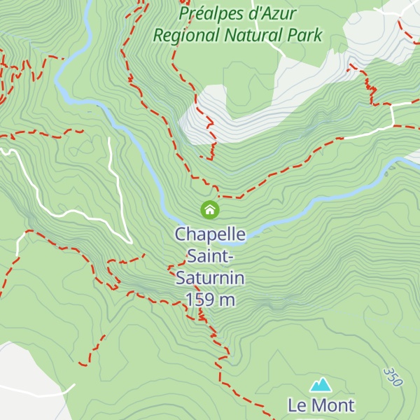 Map of Chapelle Saint-Saturnin