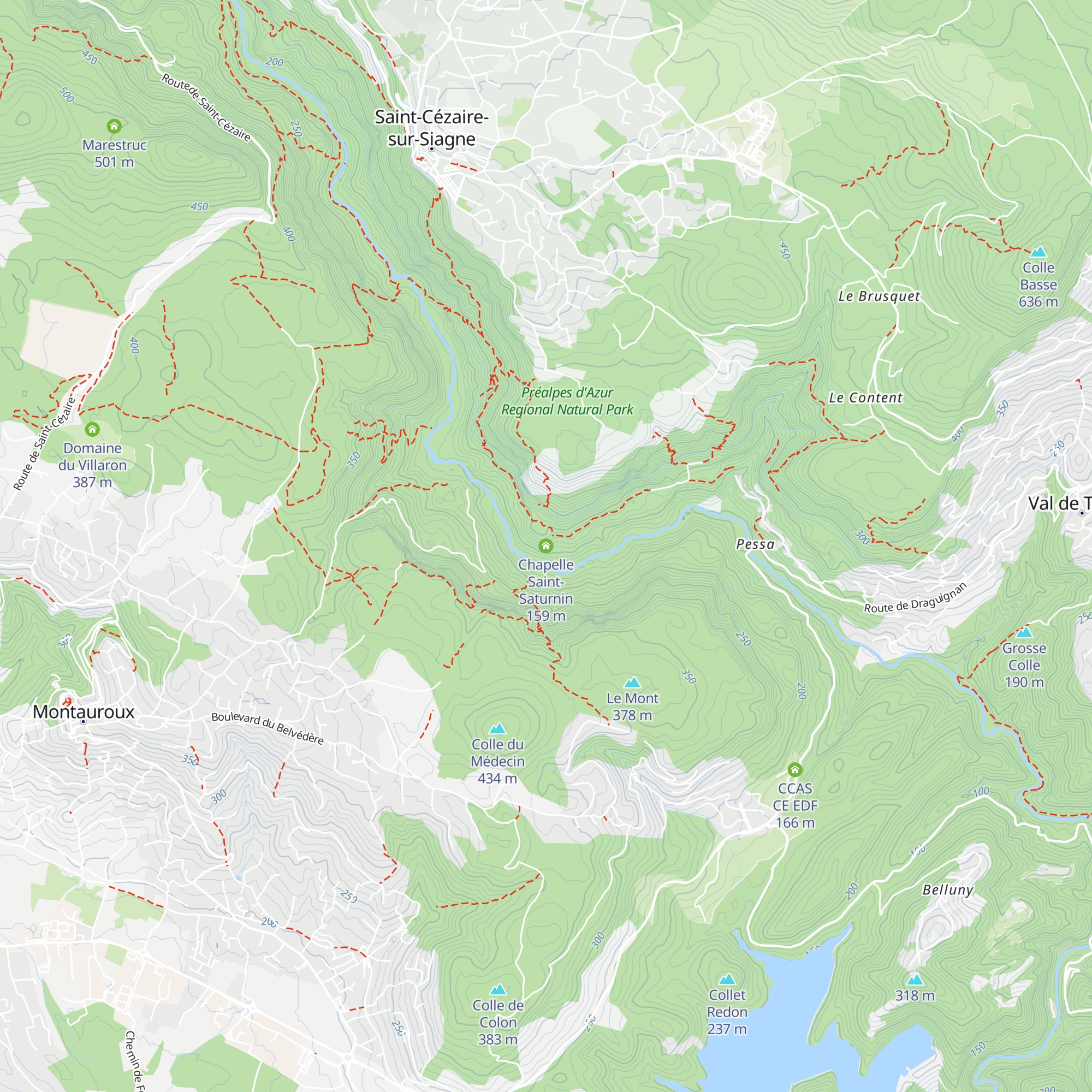 Chapelle Saint-Saturnin map