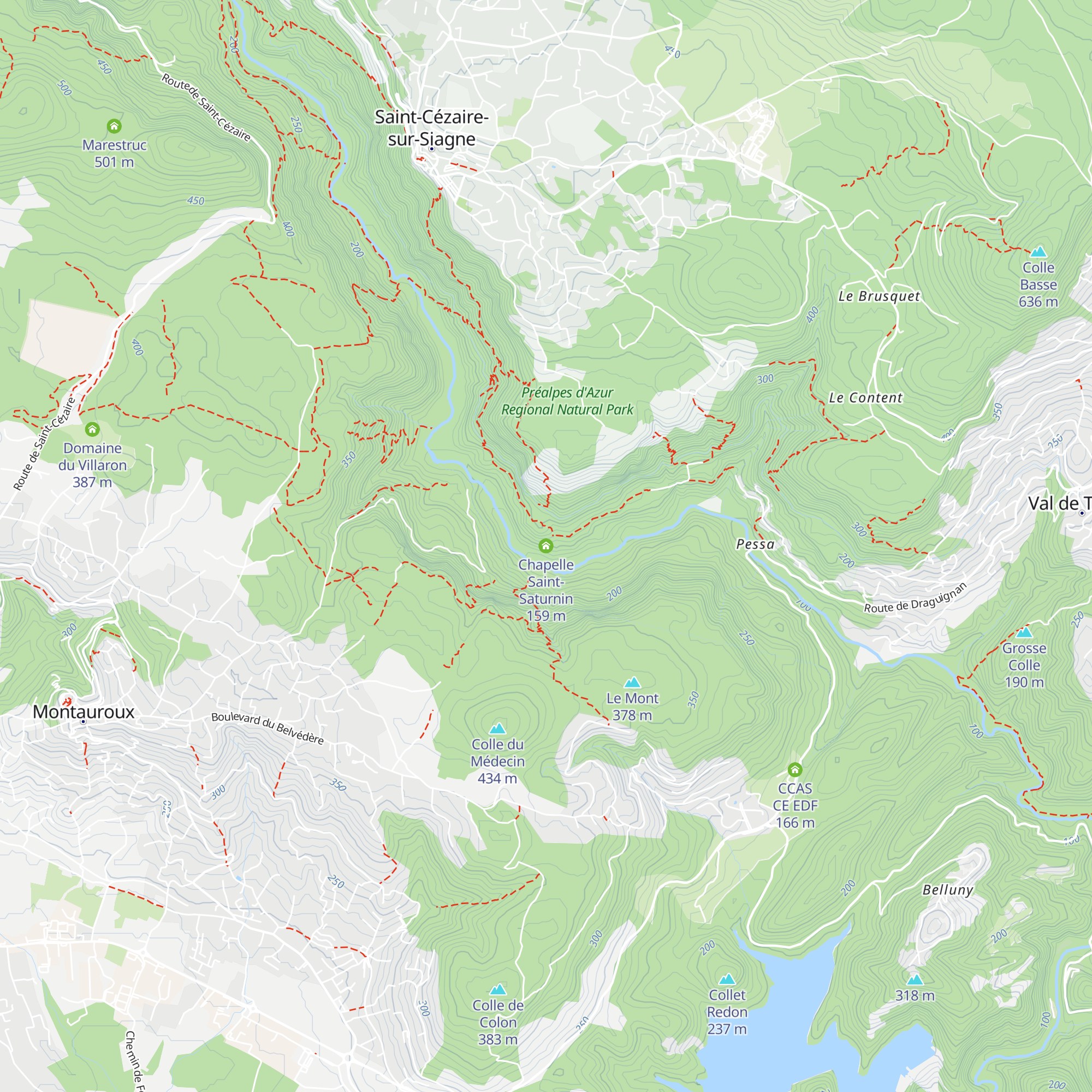 Chapelle Saint-Saturnin map
