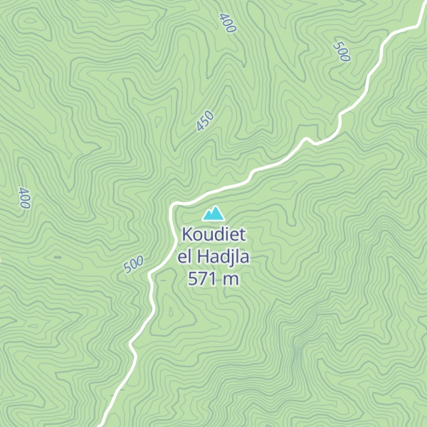 Map of Koudiet el Hadjla