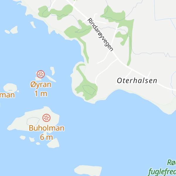Map of Urahaugen