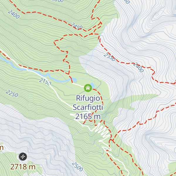 Map of Rifugio Scarfiotti