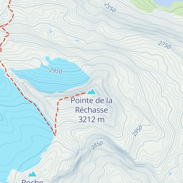 Map of Pointe de la Réchasse