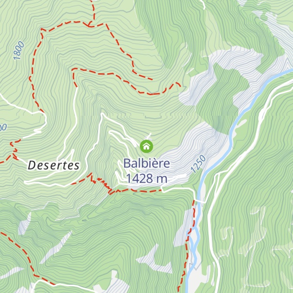 Map of Balbière