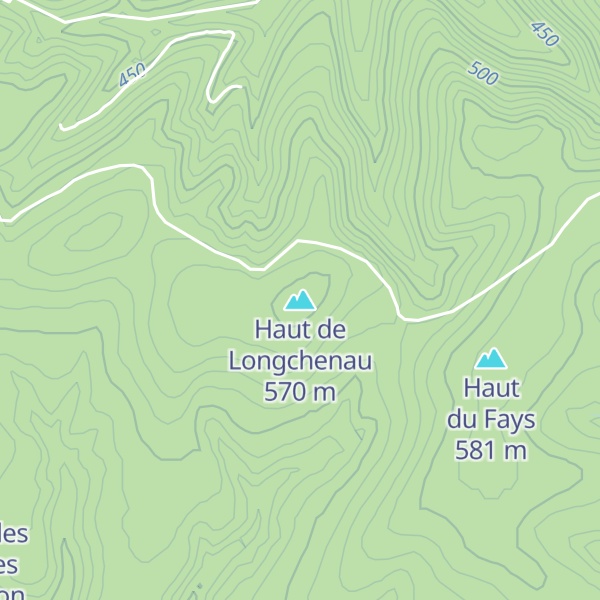 Map of Haut de Longchenau