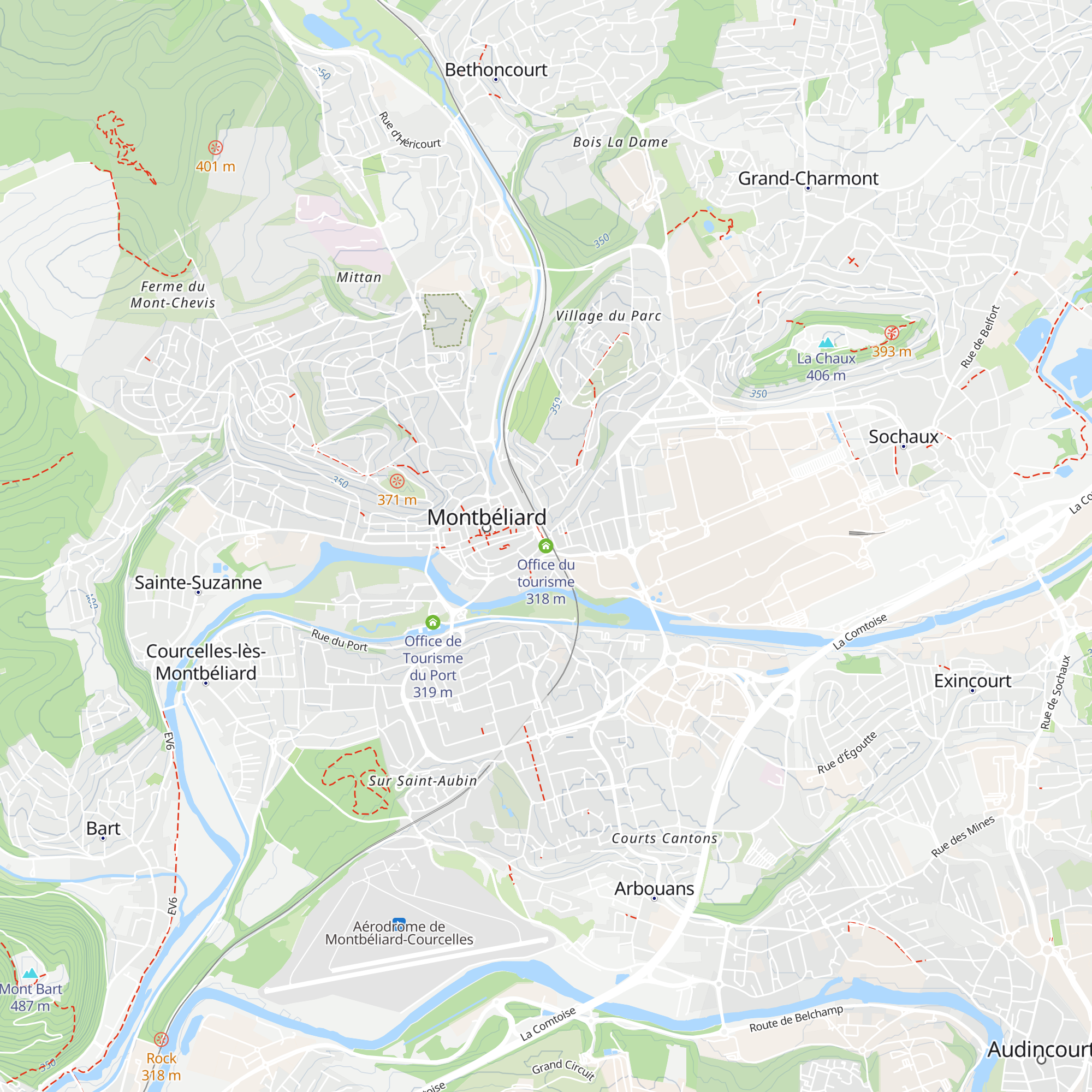 Office du tourisme map