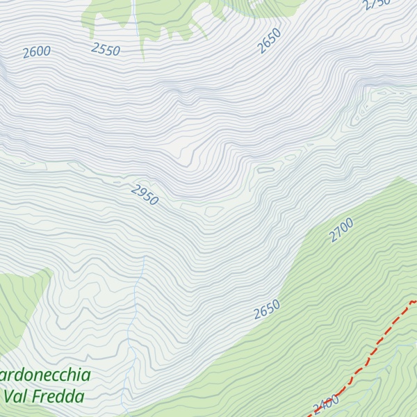 Map of Testa del Coin