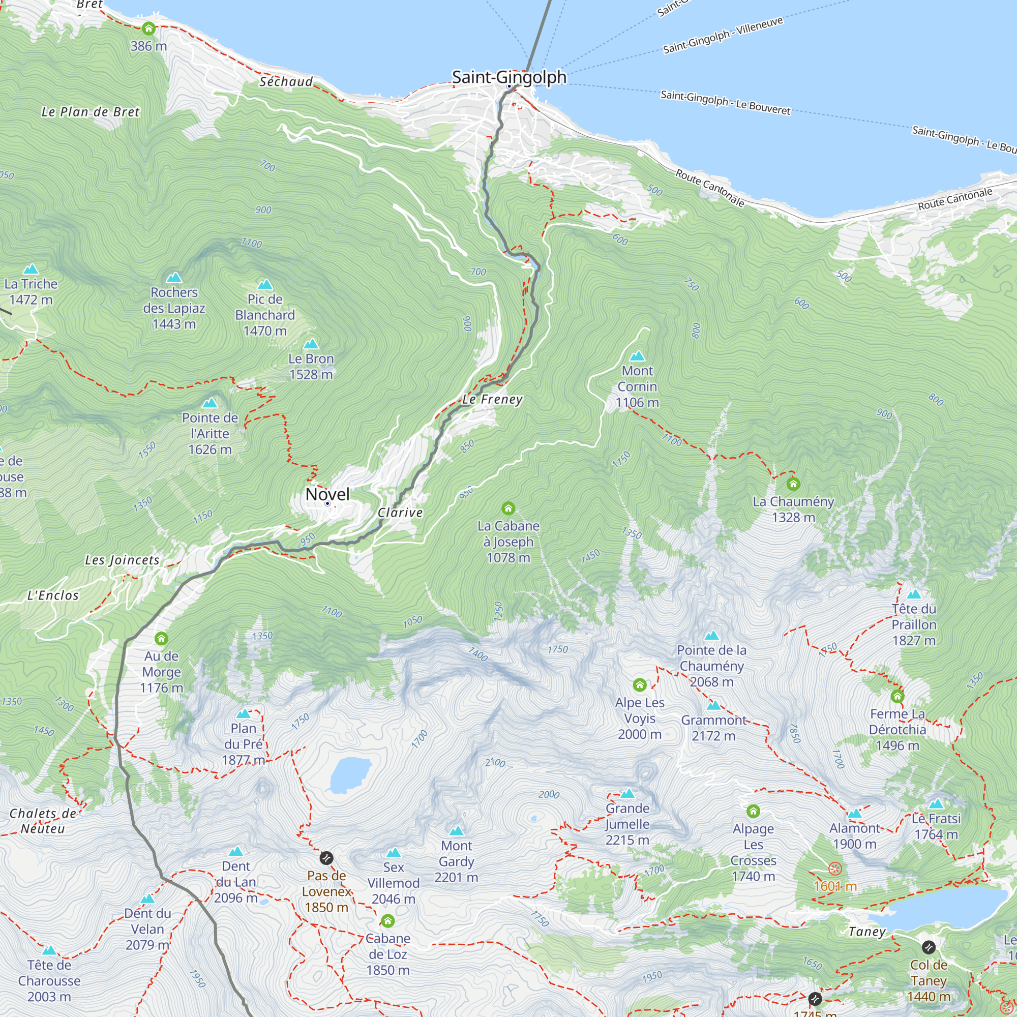 La Cabane à Joseph map
