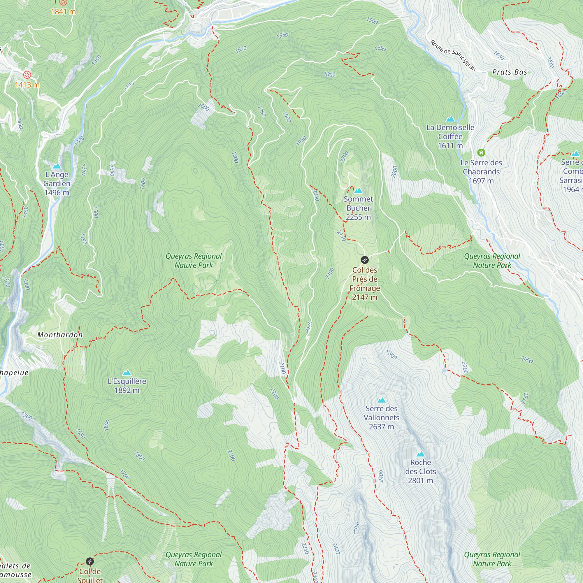Chalet de montagne map