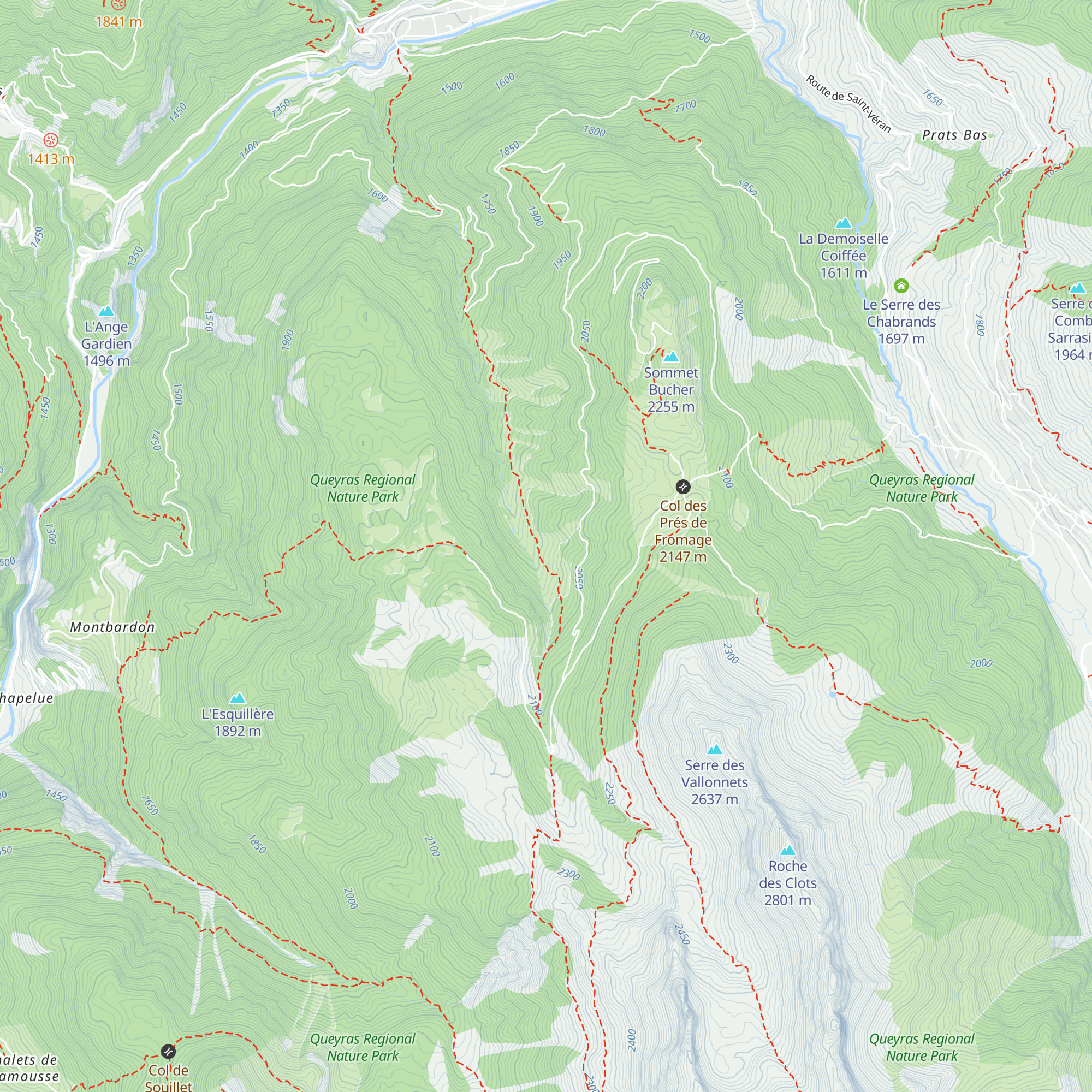 Chalet de montagne map