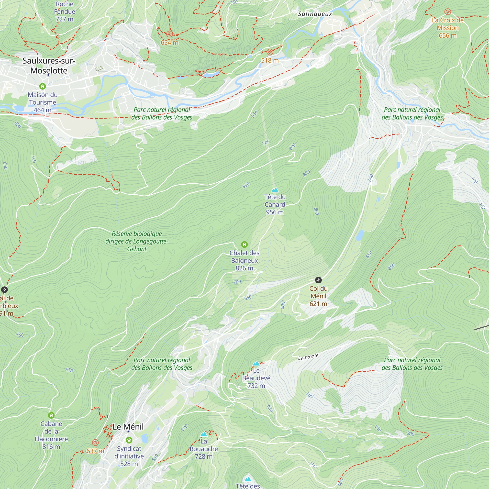 Chalet des Baigneux map
