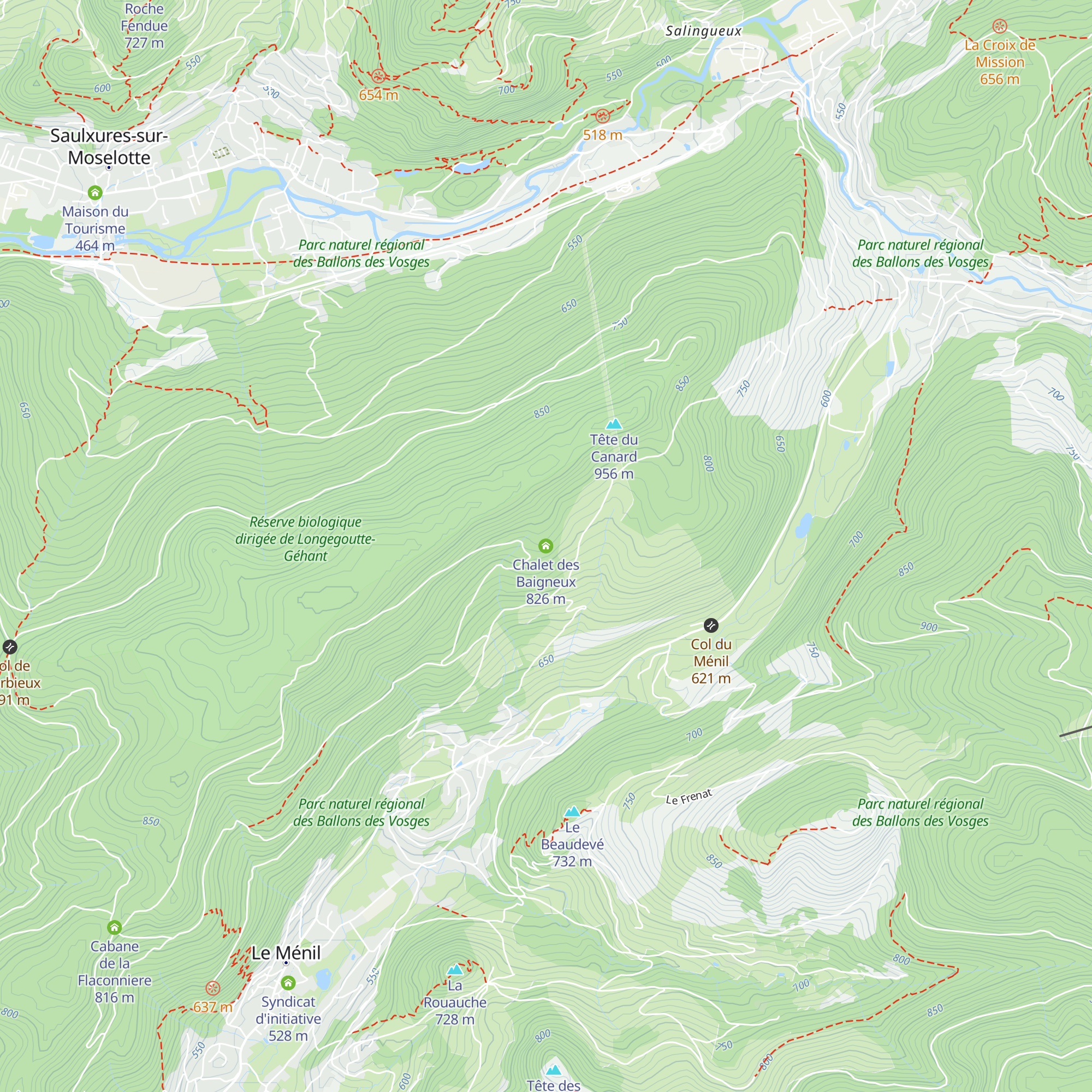 Chalet des Baigneux map